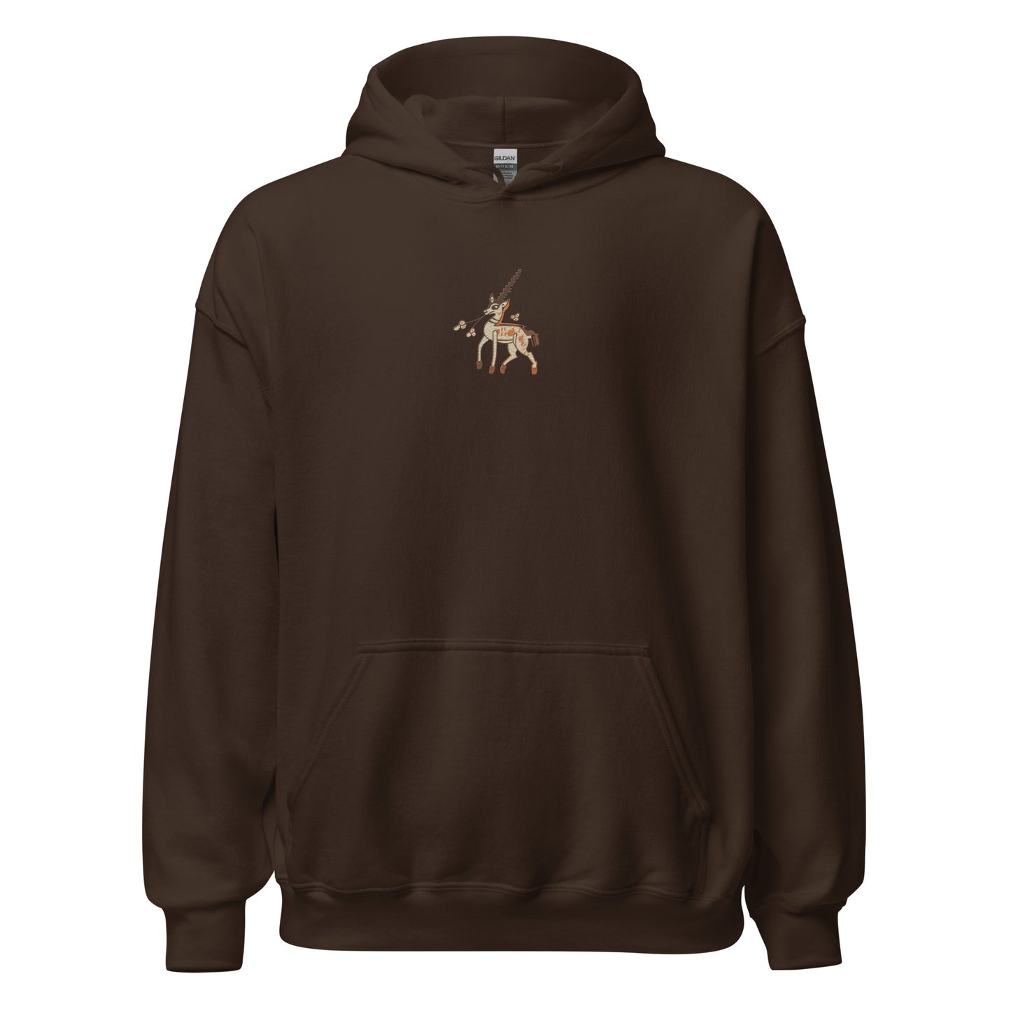 Embroidered Pierpont Morgan M.581 fol. 10r Unicorn Hoodie