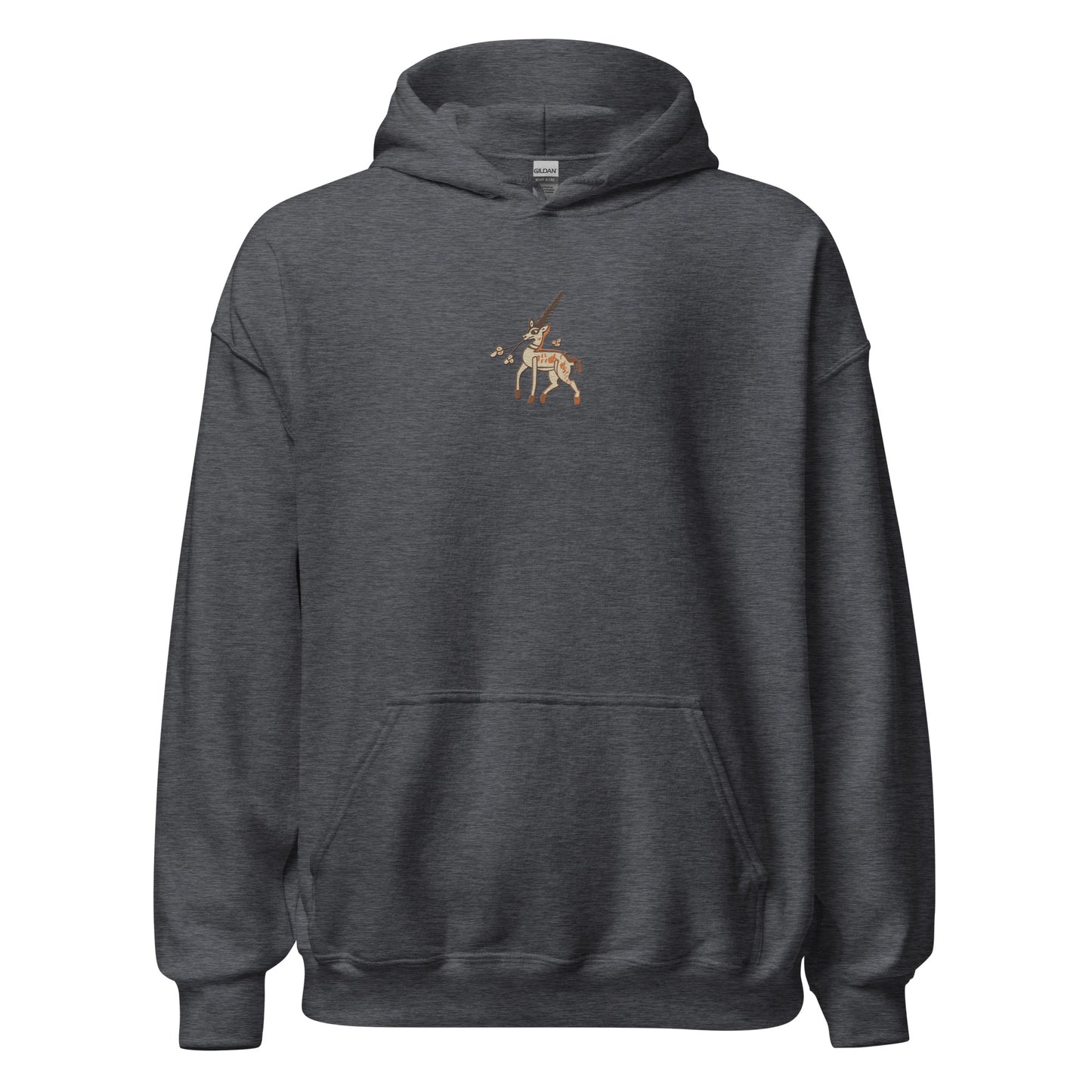 Embroidered Pierpont Morgan M.581 fol. 10r Unicorn Hoodie