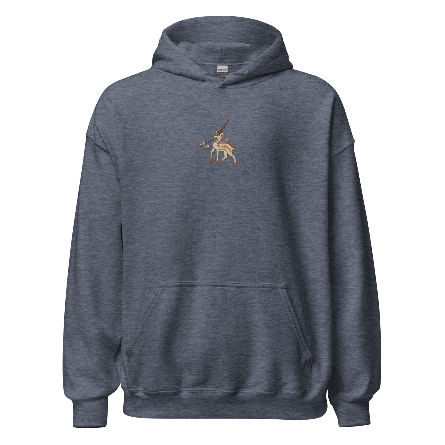 Embroidered Pierpont Morgan M.581 fol. 10r Unicorn Hoodie