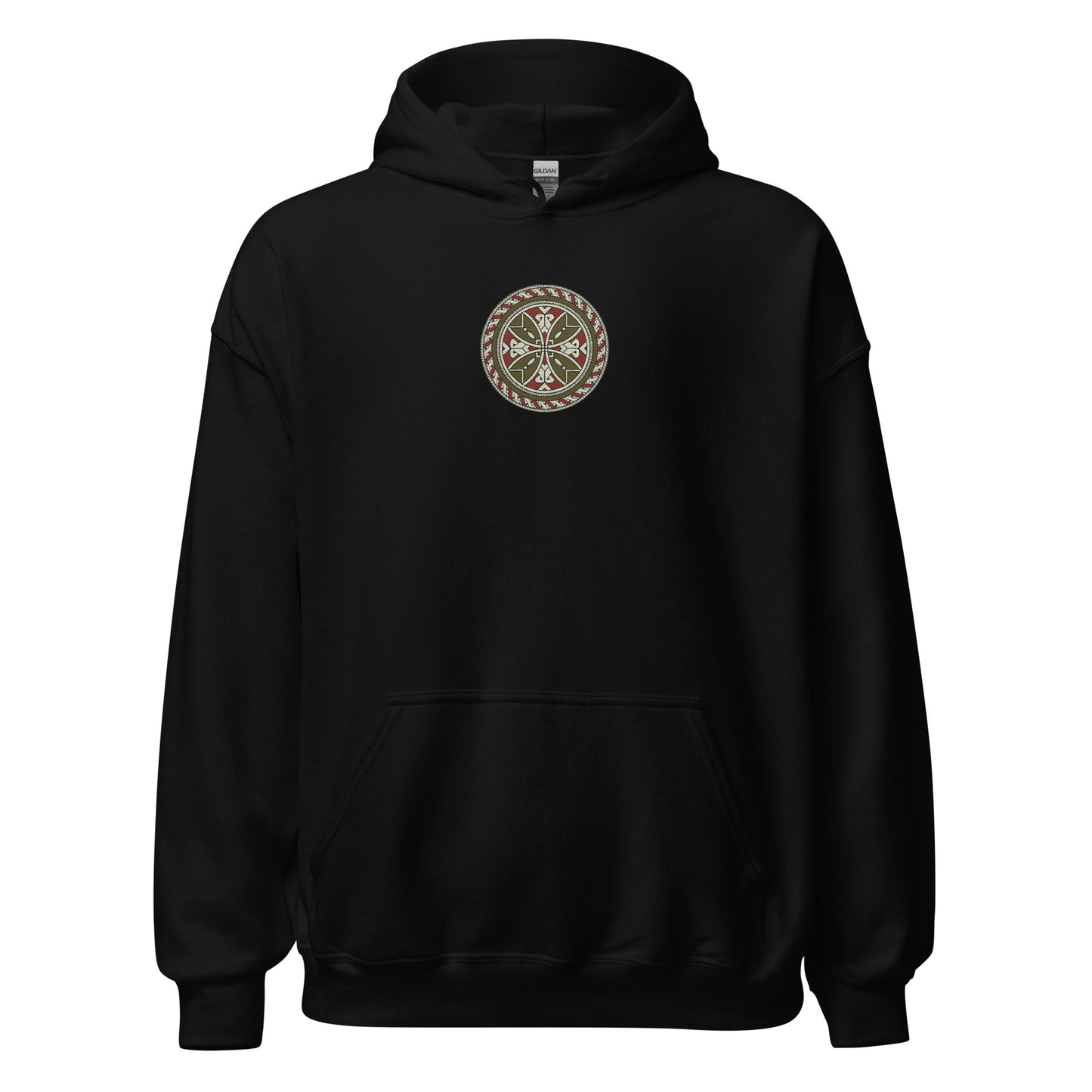 Embroidered BnF Copte 35 Cross Hoodie