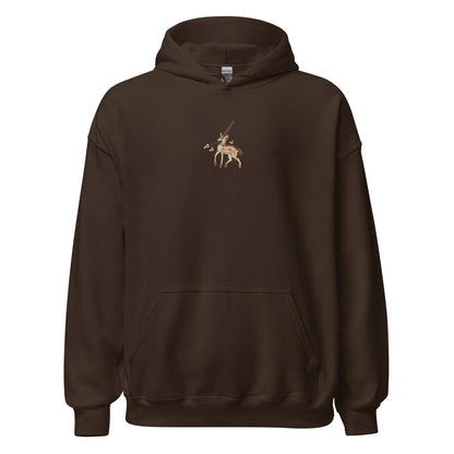 Embroidered Pierpont Morgan M.581 fol. 10r Unicorn Hoodie