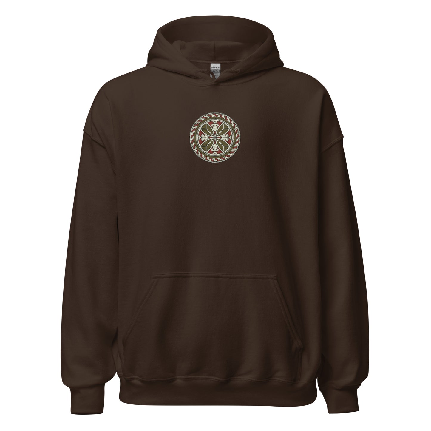 Embroidered BnF Copte 35 Cross Hoodie