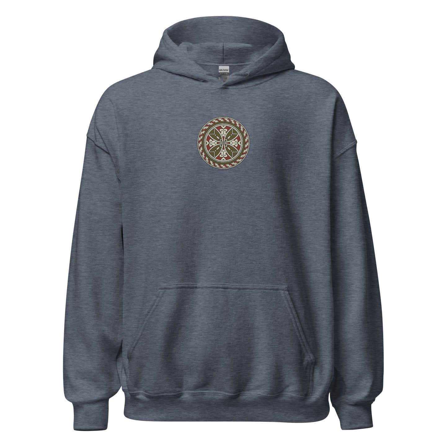 Embroidered BnF Copte 35 Cross Hoodie