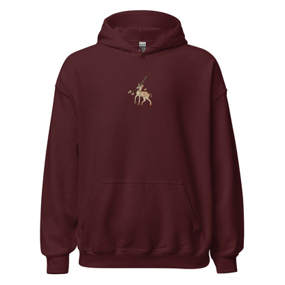 Embroidered Pierpont Morgan M.581 fol. 10r Unicorn Hoodie