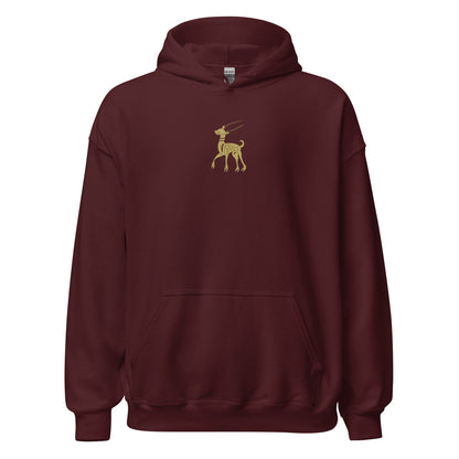 Embroidered Pierpont Morgan M.610 fol. IV Gazelle Hoodie