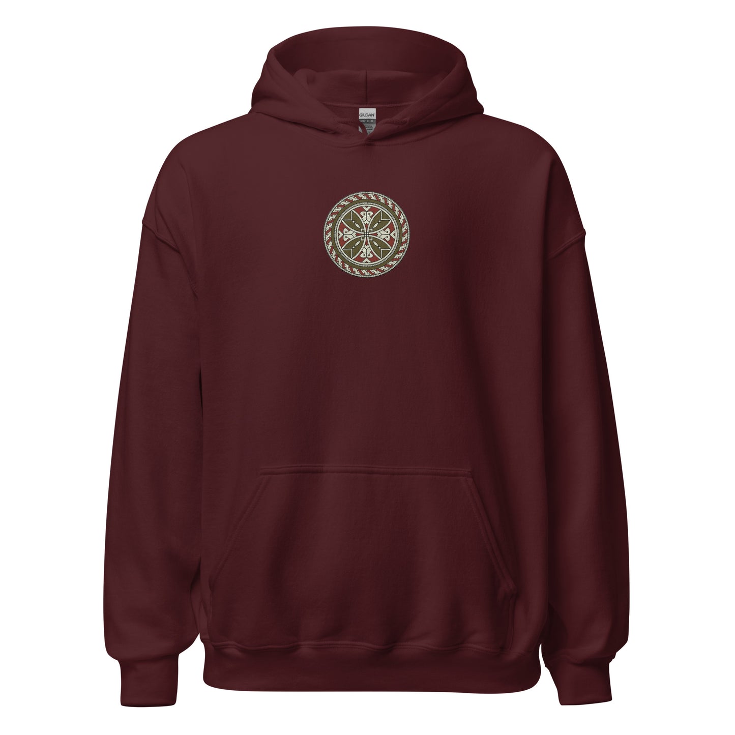 Embroidered BnF Copte 35 Cross Hoodie