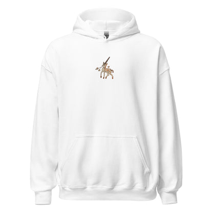 Embroidered Pierpont Morgan M.581 fol. 10r Unicorn Hoodie